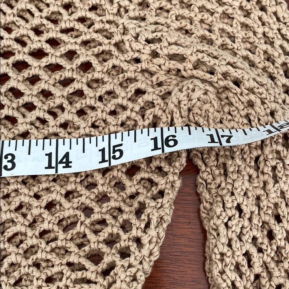 Jones New York Tan Crochet Cardigan - Picture 2 of 7